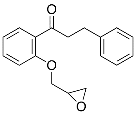 2’-(2,3-Epoxypropoxy)-3-phenylpropiophenone - Chemical structure and product image