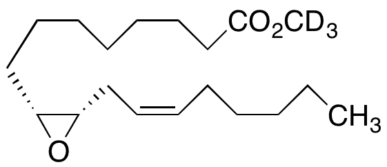 (±)-cis-9,10-Epoxy-12(Z)-octadecenoic acid methyl ester-d3 - Chemical structure and product image