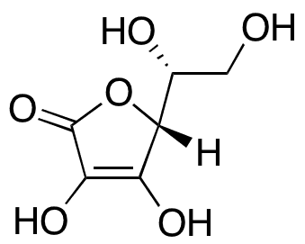 D(-​)​-​Isoascorbic Acid (Erythorbic Acid) - Chemical structure and product image