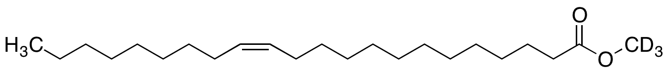 Erucic Acid Methyl-d3 Ester - Chemical structure and product image