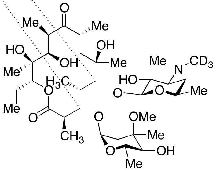 Erythromycin-d3 - Chemical structure and product image