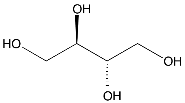 Erythritol - Chemical structure and product image