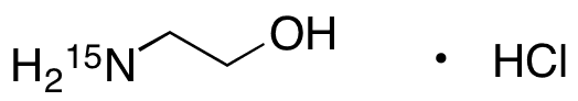 Ethanolamine-15N Hydrochloride - Chemical structure and product image