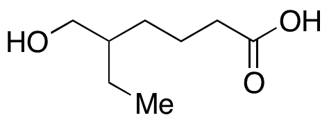5-Ethyl-6-hydroxyhexanoic Acid - Chemical structure and product image