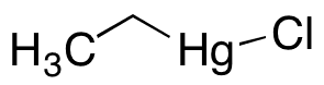 Ethylmercury Chloride - Chemical structure and product image