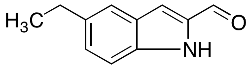 5-Ethyl-1H-indole-2-carboxaldehyde - Chemical structure and product image