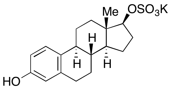 17 Beta-Estradiol 17-Sulfate Potassium Salt - Chemical structure and product image