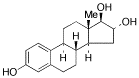 Estriol - Chemical structure and product image