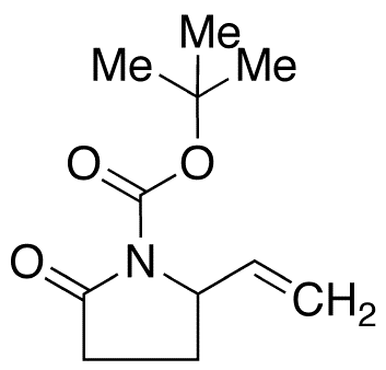 2-Ethenyl-5-oxo-1-pyrrolidinecarboxylic Acid tert-Butyl Ester - Chemical structure and product image