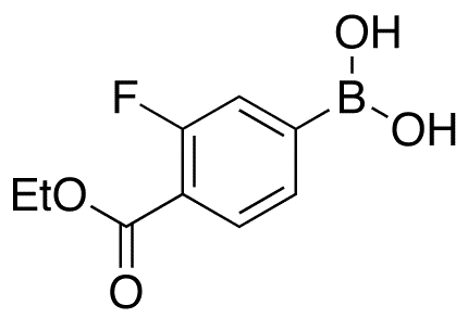 4-Ethoxycarbonyl-3-fluorobenzeneboronic Acid - Chemical structure and product image