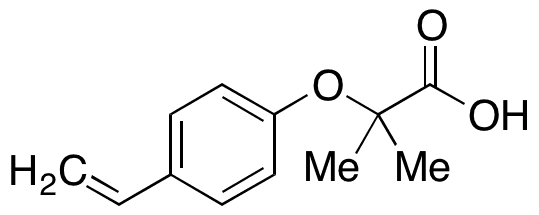 2-(4-Ethenylphenoxy)-2-methyl-propanoic Acid - Chemical structure and product image