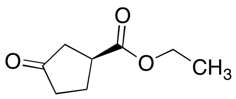 (S)-Ethyl 3-oxocyclopentanecarboxylate - Chemical structure and product image