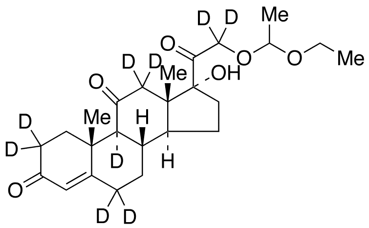 21-O-(1-Ethoxy)ethyl Cortisone-d9 - Chemical structure and product image