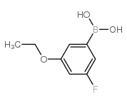 3-Ethoxy-5-fluorophenylboronic acid - Chemical structure and product image