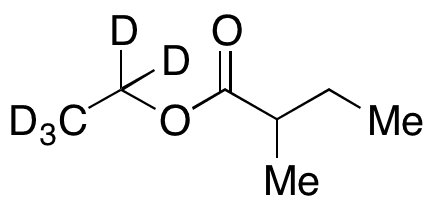 Ethyl-d5 2-Methylbutyrate - Chemical structure and product image