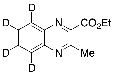 Ethyl 3-Methyl-2-quinoxalinecarboxylate-d4 - Chemical structure and product image
