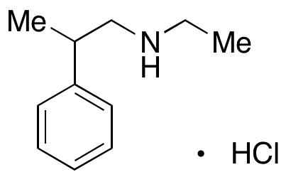 N-Ethyl-beta-methyl-phenethylamine Hydrochloride - Chemical structure and product image