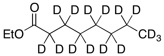 Ethyl Octanoate-d15 - Chemical structure and product image