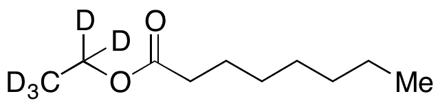 Ethyl-d5 Octanoate - Chemical structure and product image