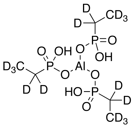 Ethyl-d5 Phosphonate Aluminium Salt - Chemical structure and product image
