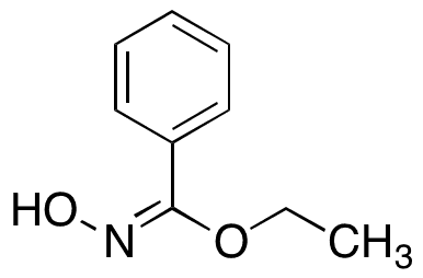 Ethyl (E)-Benzohydroximate - Chemical structure and product image