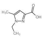 1-Ethyl-5-methyl-1H-pyrazole-3-carboxylic acid - Chemical structure and product image