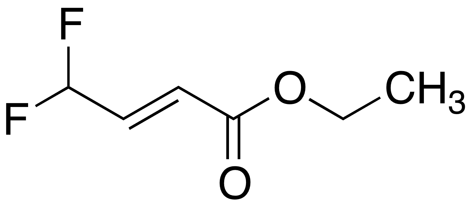 Ethyl (E)-4,4-Difluoro-but-2-enoate - Chemical structure and product image