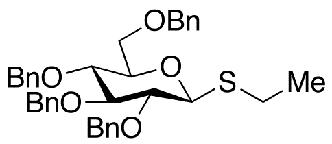 Ethyl beta-Thioglucopyranoside Tetrabenzyl - Chemical structure and product image