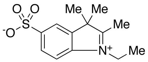 1-Ethyl-2,3,3-trimethylindolenium-5-sulfonate - Chemical structure and product image