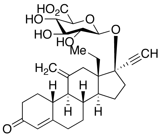 Etonogestrel β-D-Glucuronide - Chemical structure and product image