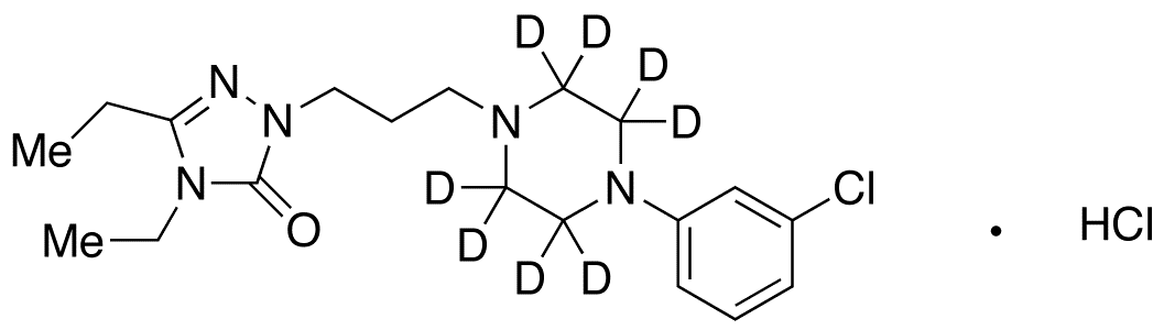 Etoperidone-d8 Hydrochloride - Chemical structure and product image
