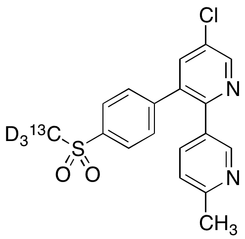 Etoricoxib-13C,d3 - Chemical structure and product image