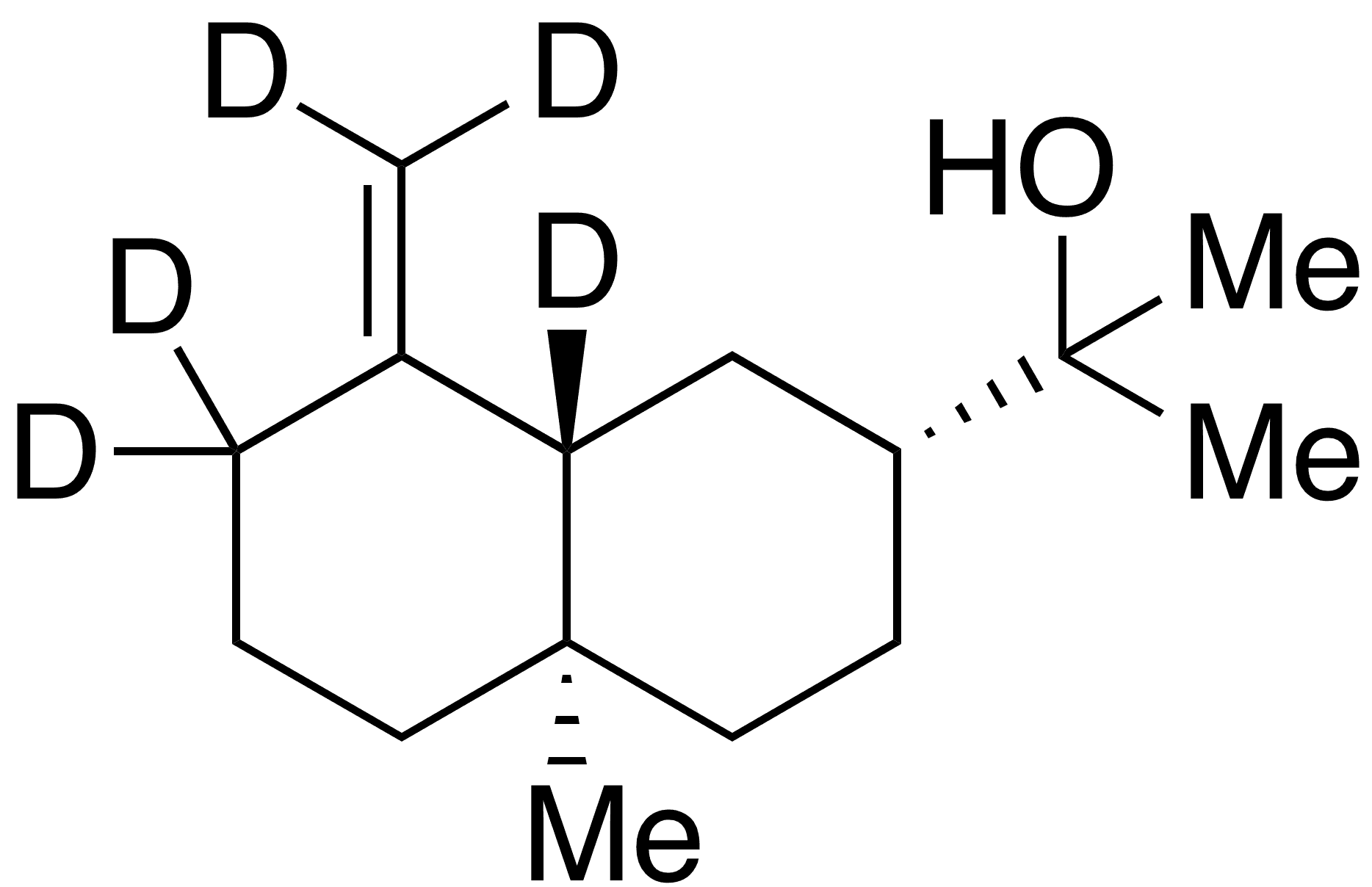 (+)-beta-Eudesmol-7,7,8a,88-D5 - Chemical structure and product image