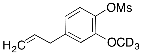 Eugenol-d3 Methanesulfonate - Chemical structure and product image
