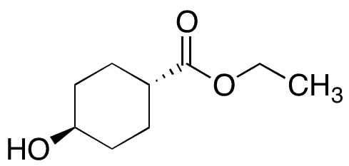 trans-Ethyl 4-hydroxycyclohexanecarboxylate - Chemical structure and product image