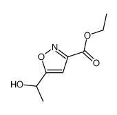 Ethyl 5-(1-hydroxyethyl)-1,2-oxazole-3-carboxylate - Chemical structure and product image