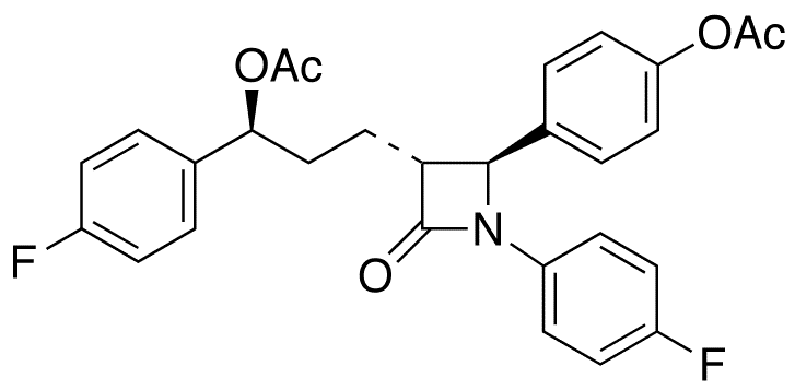 Ezetimibe Diacetate - Chemical structure and product image