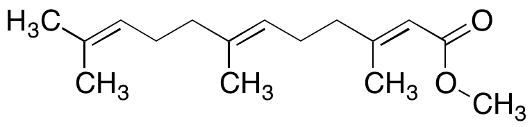 2-trans-Farnesic Acid Methyl Ester - Chemical structure and product image