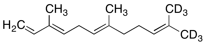 alpha-Farnesene-d6 - Chemical structure and product image