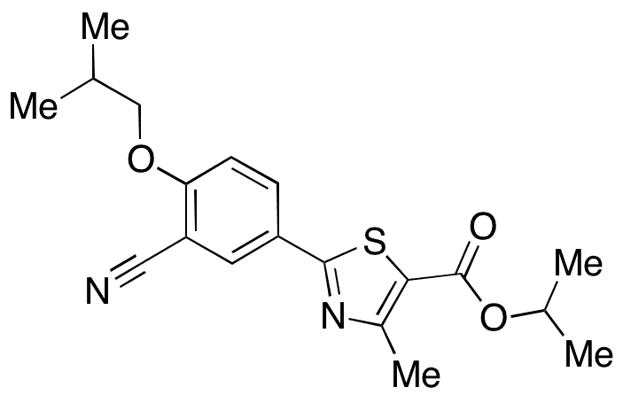 Febuxostat Isopropyl Ester - Chemical structure and product image