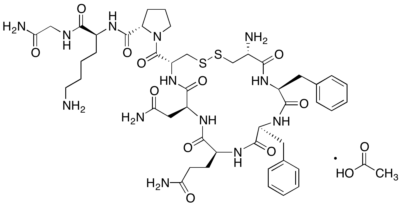 Felypressin Acetate - Chemical structure and product image
