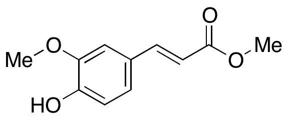 Ferulic Acid Methyl Ester - Chemical structure and product image