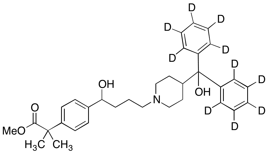 Fexofenadine-d10 Methyl Ester - Chemical structure and product image