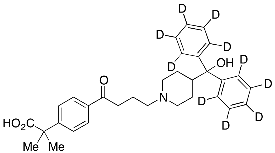 Fexofenadinone-d10 - Chemical structure and product image
