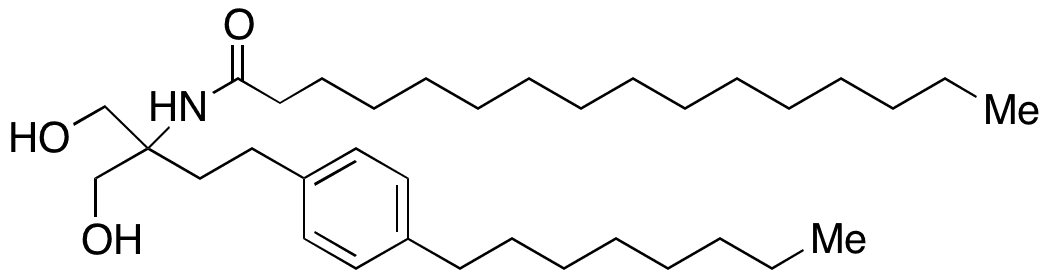 Fingolimod Palmitate Amide - Chemical structure and product image