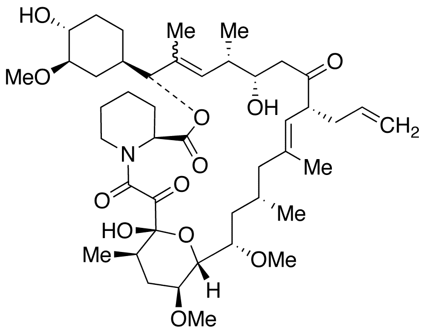 (E/Z)-FK-506 26,28-Allylic Ester Rearrangement Impurity - Chemical structure and product image