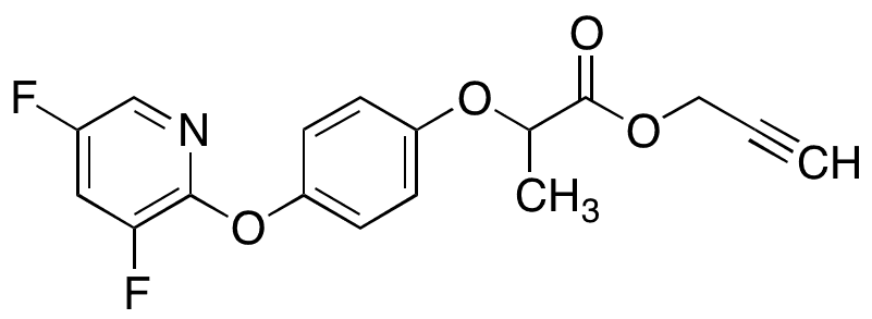 Fluazifop 4-Destrifluoromethyl-4,6-difluoro O-Prop-1-yne - Chemical structure and product image
