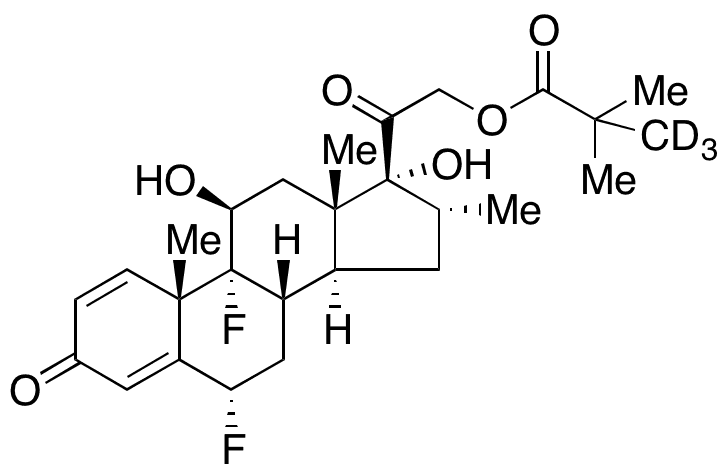 Flumethasone 21-Pivalate-d3 - Chemical structure and product image