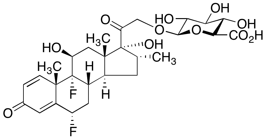 Flumethasone 21-Glucuronide - Chemical structure and product image