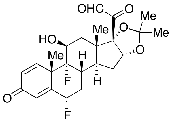 Fluocinolone Acetonide-21-aldehyde - Chemical structure and product image